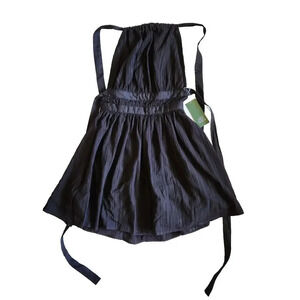 Women's WILD FABLE Target Tie Back Mini Fit & Flare Dress SZ XXS Black Minimalis